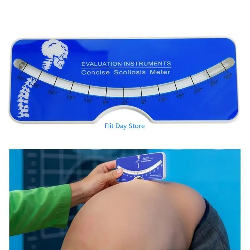 F92C Scoliosis Testing Measuring Meter Scoliometer Medical Evaluation Measuring Meter