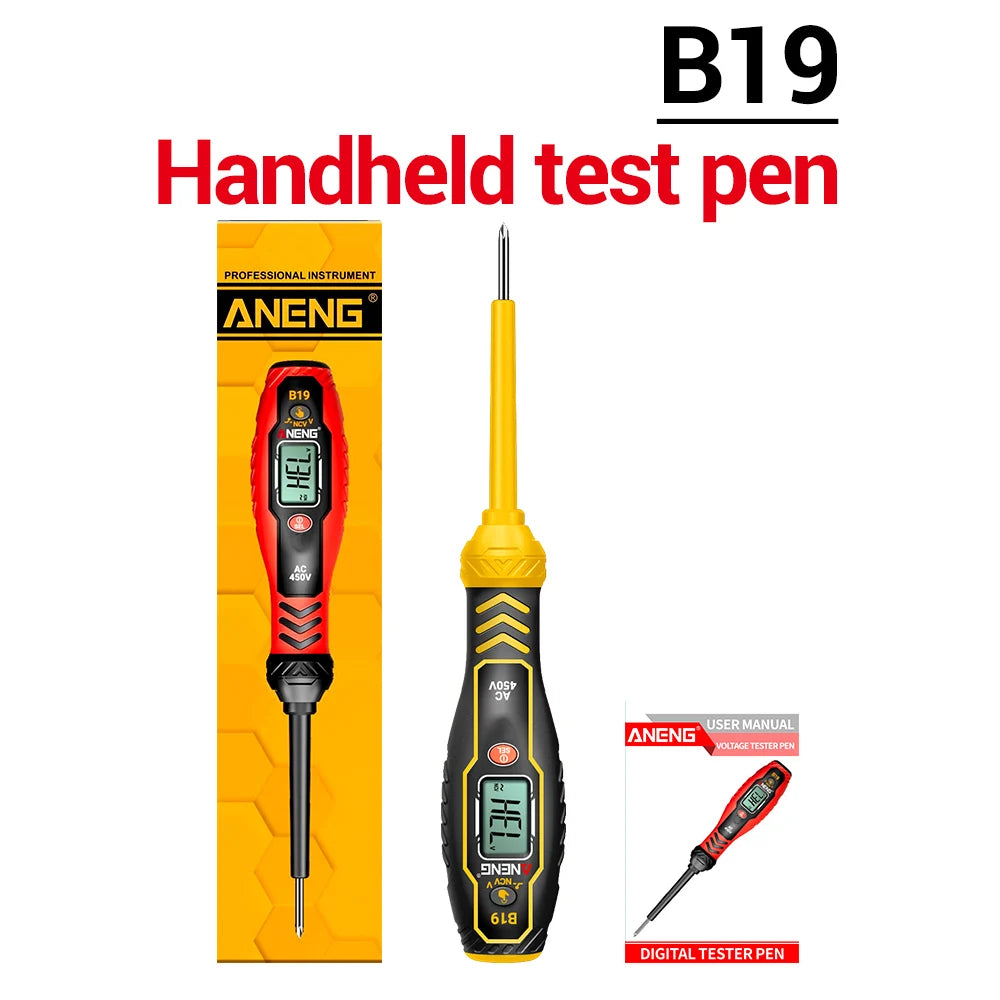 ANENG B19 Tester Pen 30-1000V Voltage Detector Meter Voltmeter Buzzer Alarm Non-Contact Test Diagnostic Breakpoint Finder Tools