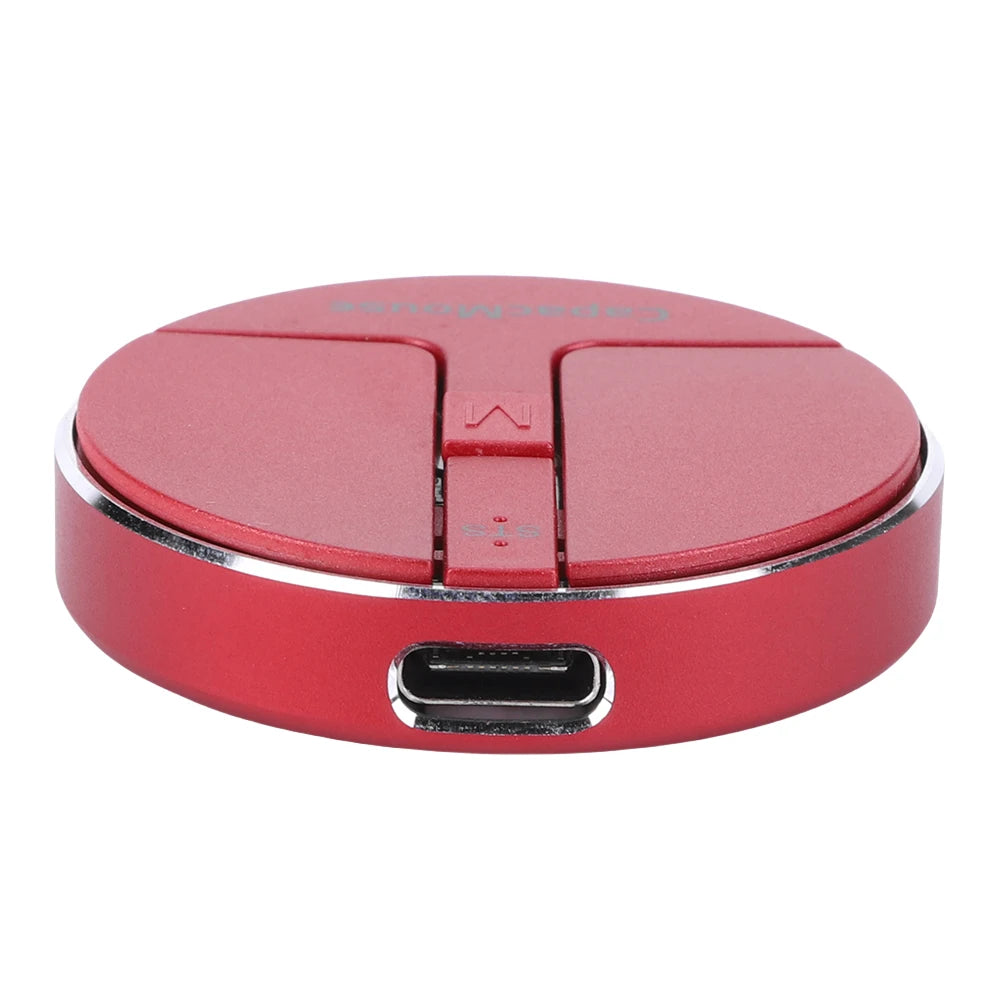 Wireless Mice 3 Adjustable DPI Mini Capacitive Mouse 3 Mode BT 5.2/2.4G/USB with USB Receiver for PC Laptop Notebook Desktop