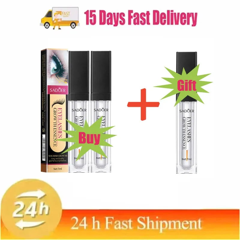 Fast Eyelash Growth Serum 7 Days Lashes Eyebrow Enhancer Product Longer Fuller Thicker Extension Treatment Lash Lift Care Makeup