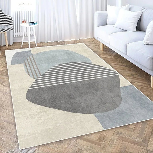 Nordic Luxury Living Room Carpet Minimalist and Atmospheric Style Living Room Bedroom Mat Area Rug Moderne Home Dekoration