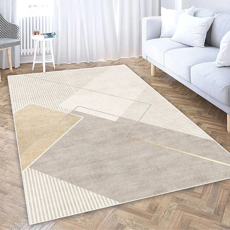 Nordic Luxury Living Room Carpet Minimalist and Atmospheric Style Living Room Bedroom Mat Area Rug Moderne Home Dekoration